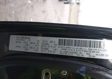 2018 Ram 1500 Big Horn 4X4 5'7 Box z USA, uszkodzony, nr VIN 1C6RR7LT6JS232823